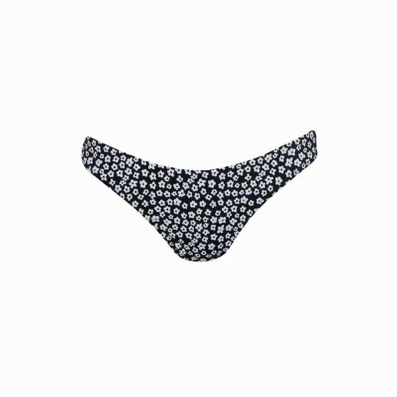 ladies bikini bottoms active dip -Cheeky Bikini Bottoms | Baby Daisy Black