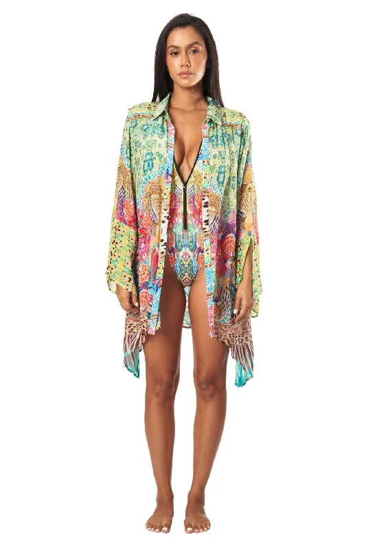 ladies cover-up medium flow -Easy Shirtdress Cover-Up