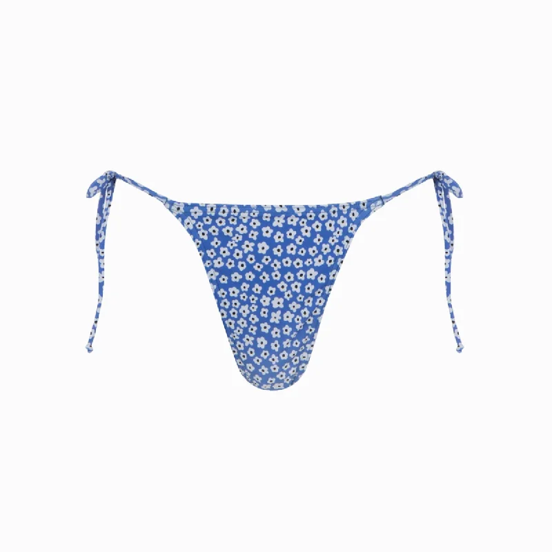 ladies bikini bottoms round back -Strappy Bikini Bottoms | Baby Daisy Blue