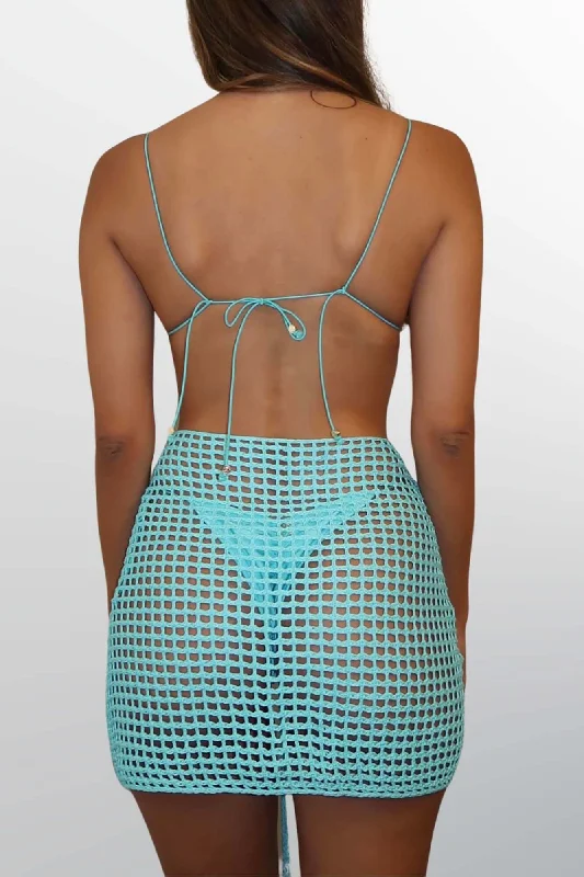 ladies cover-up subtle chic -Mini Net Sarong