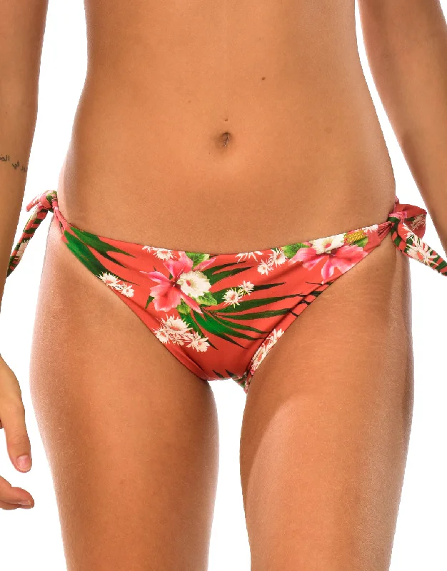 ladies bikini bottoms group dip -Sienna Mikta Tie Bikini Bottom - Paprika