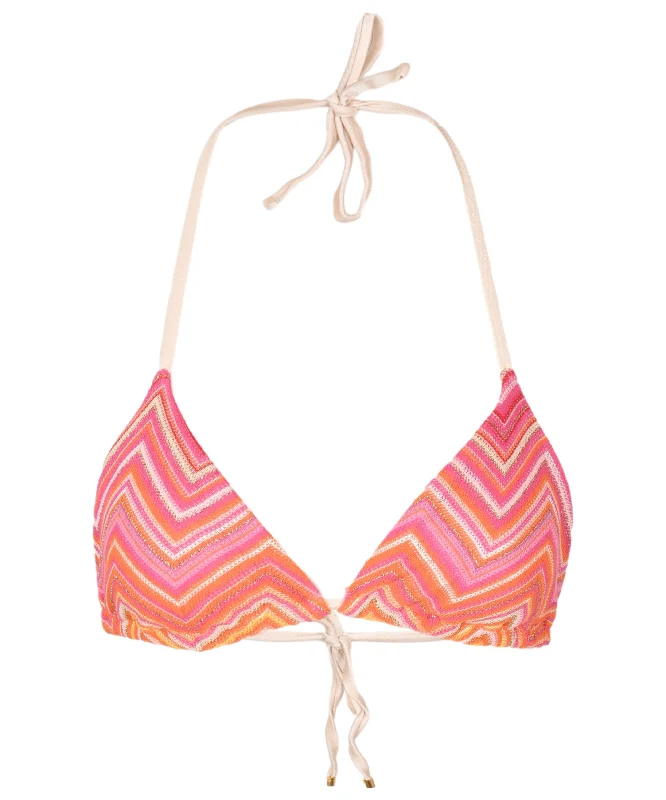 Women’s bikini top subtle glow -Cayenne Tri Bikini Top