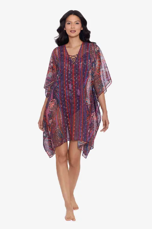 ladies cover-up new drop -Dynasty Caftan Swim Cover Up