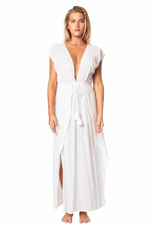 ladies cover-up online only -Melonie 2 Slit Maxi Dress