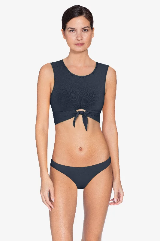 Women’s bikini top swim sleek -ROBIN PICCONE NAVY AVA TANK BIKINI TOP