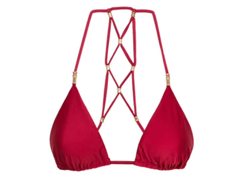 Women’s bikini top retro charm -Lucy Triangle Top - Divino