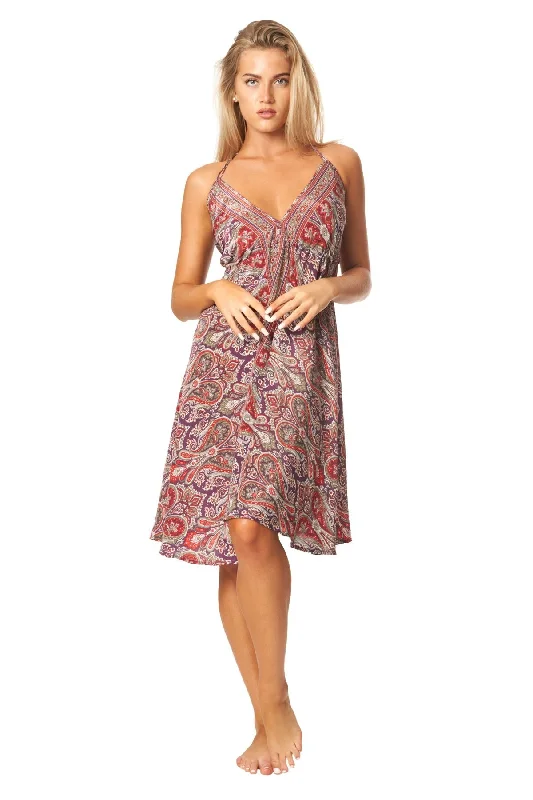 ladies cover-up online only -Cute Positano Mini Boho Dresses