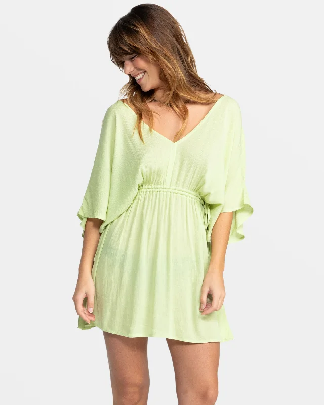 ladies cover-up matte look -Sun Baby Beach Dress - Margarita