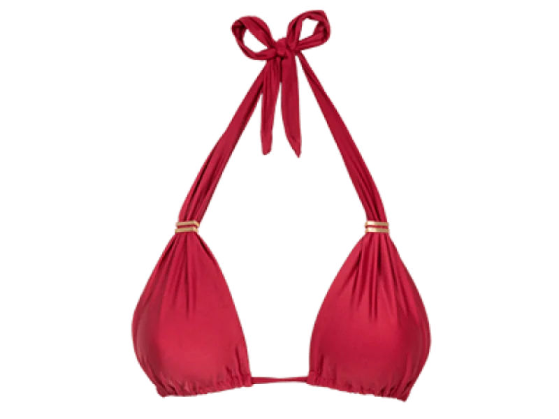 Women’s bikini top red bold -Bia Tube Top - Divino