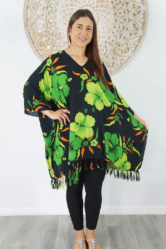 ladies cover-up spring bloom -"Nauru" Cover Up