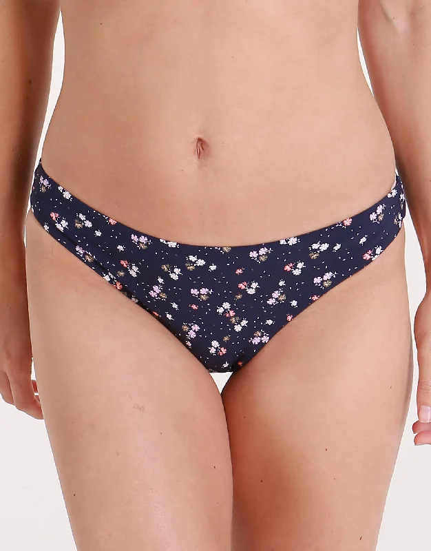 ladies bikini bottoms trendy cut -Remix Hipster Bikini Bottom - Indigo