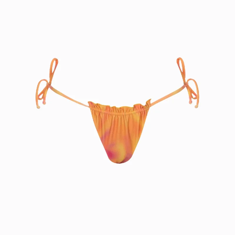 ladies bikini bottoms summer swim -Shell Bikini Bottoms | Flaming Tie-Dye