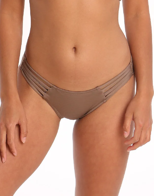 ladies bikini bottoms plush vibe -Core Lennox Multi Strap Bikini Bottom - Cubano