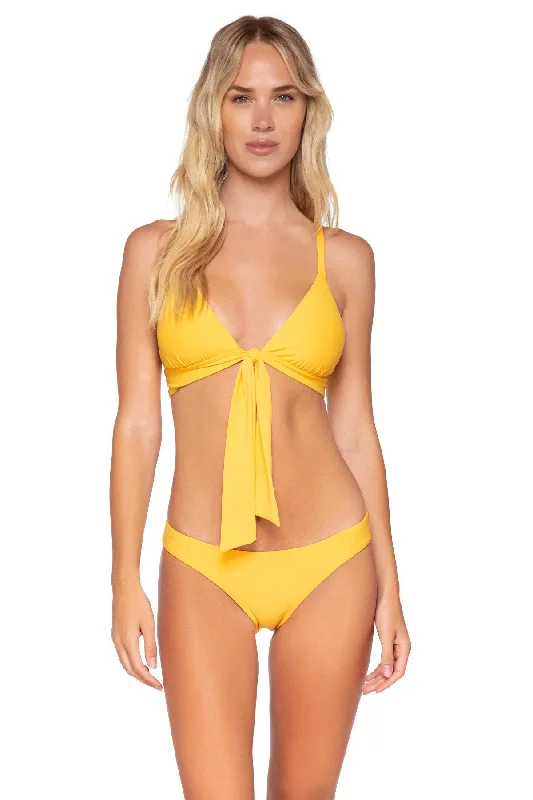 Women’s bikini top deep sea -Swim Systems Sunshine Sydney Tri Top