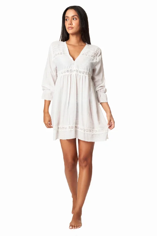 ladies cover-up standout piece -Goa Casual Mini Dress