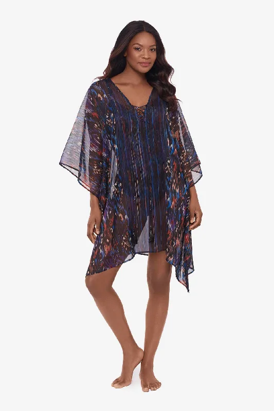 ladies cover-up chill wrap -Tapiz Caftan Swim Cover Up