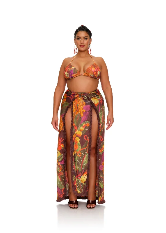 ladies cover-up adjustable fit -OMMA SARONG SKIRT