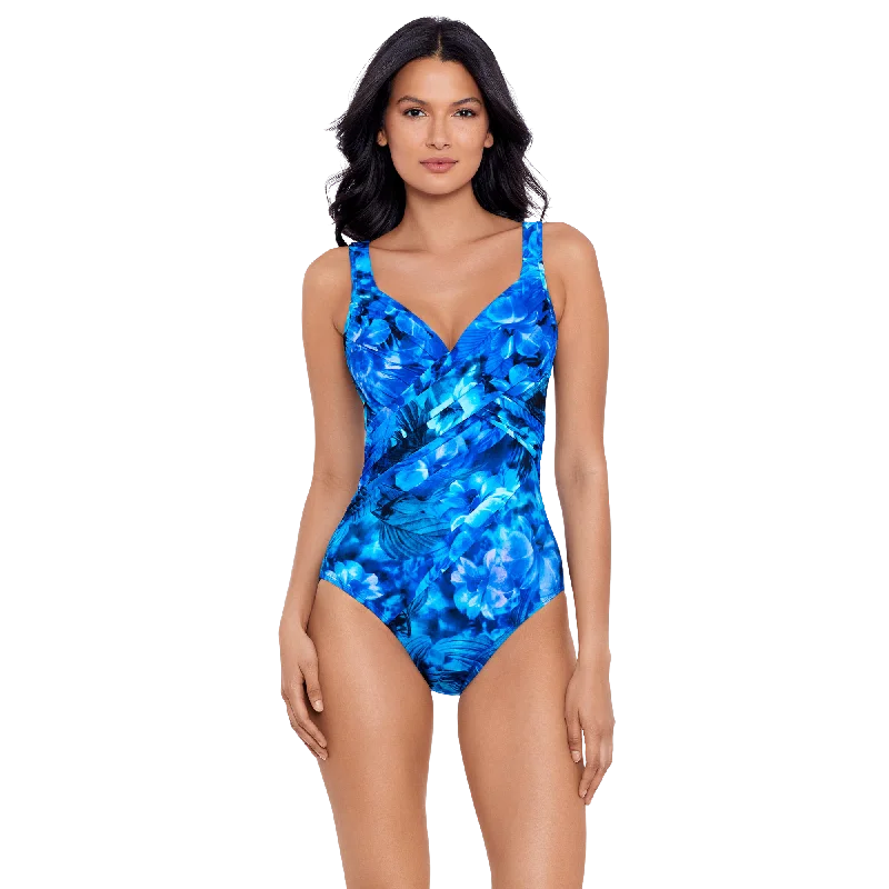 Women’s one-piece swimsuit whimsical charm -Miraclesuit Revele Underwire One Piece Swimsuit - Sous Marine