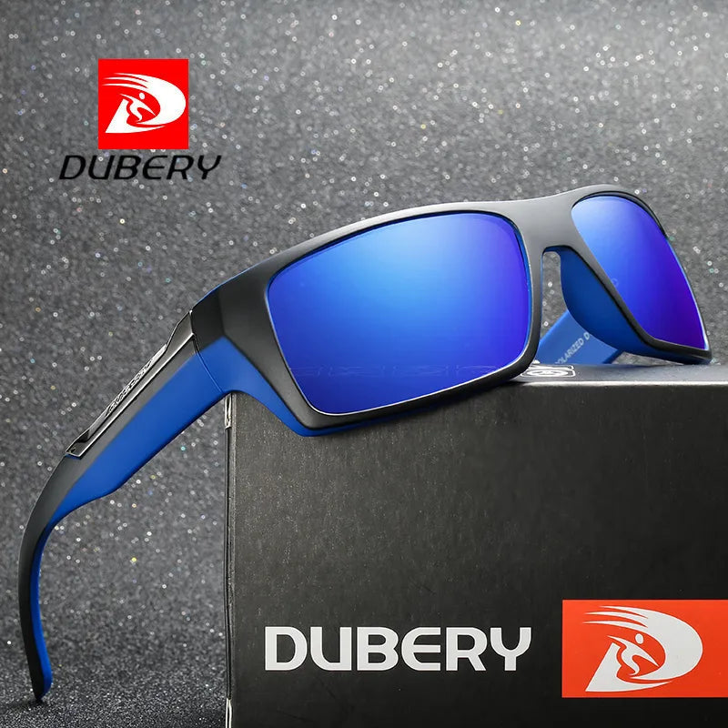 ladies sunglasses flat lenses -DUBERY Men's Casual Sports Style Sunglasses Polarized Lens Change Vision Block Dazzling Glare UV400 Sunglasses D186