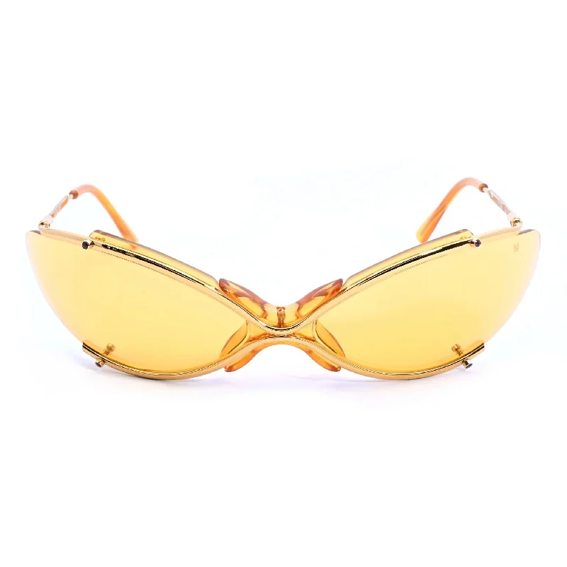 ladies sunglasses wave cutout -BIKINI BRILLANTE GOLD - With Rubies