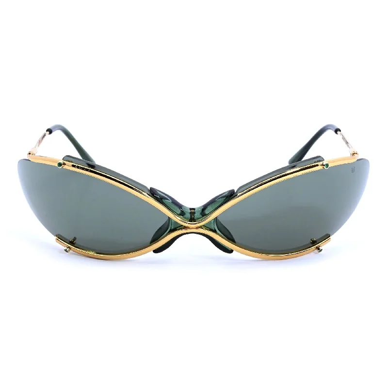 ladies sunglasses smear resistant -BIKINI BRILLANTE GOLD - With Emeralds