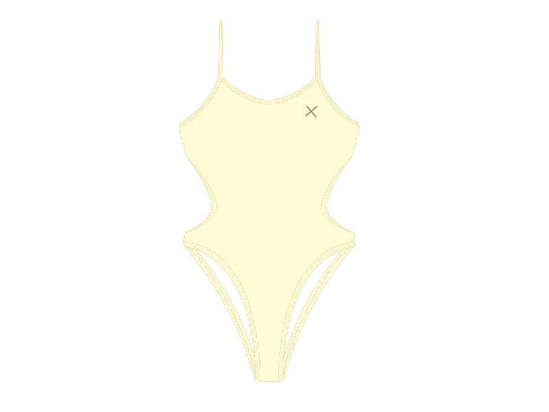 Women’s one-piece swimsuit coastal walk -Vanilla Dive One Piece