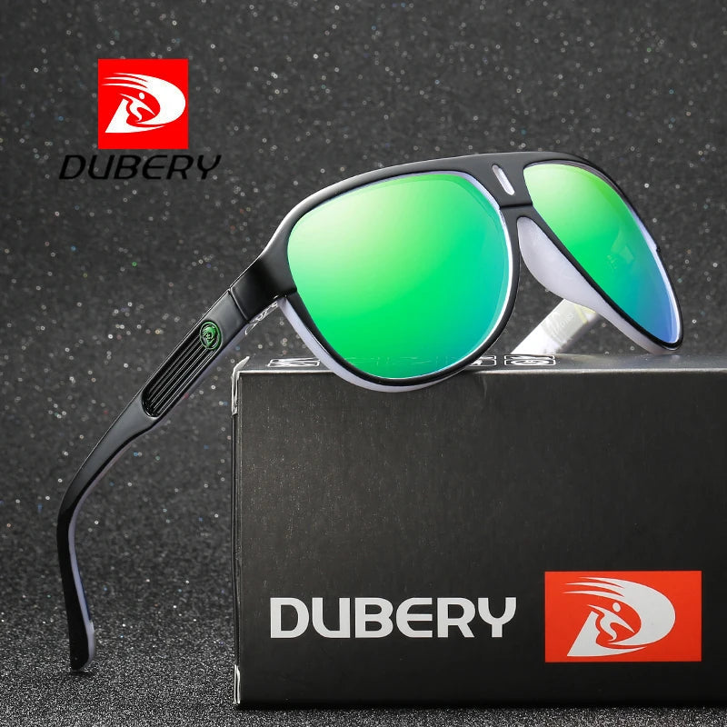 ladies sunglasses sleek aviator -DUBERY Design Polarized Sunglasses Men Driving Shades Male Retro Sun Glasses For Men Summer Mirror Goggle UV400 Oculos 163