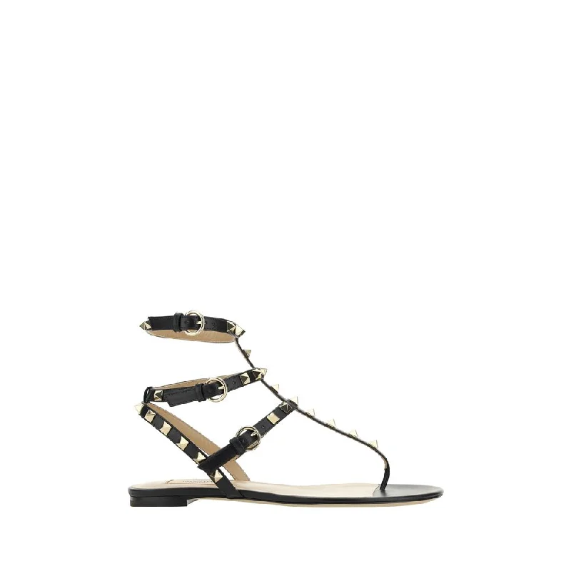 Women’s sandals narrow width flair -Valentino Garavani Valentino Garavani Rockstud Women's Sandals