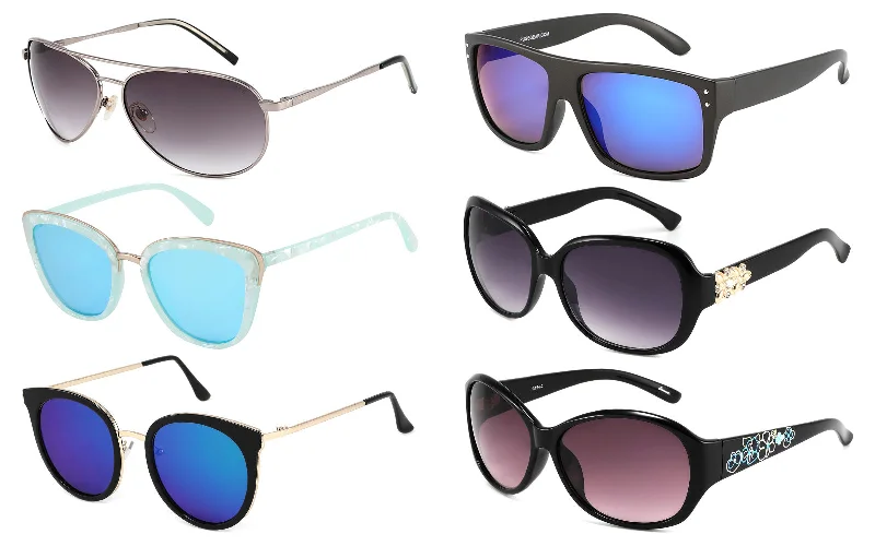 ladies sunglasses curvy face -QPA (12 PCS)