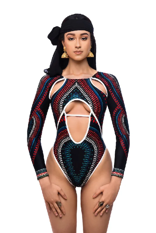 Women’s one-piece swimsuit beach party -UMA