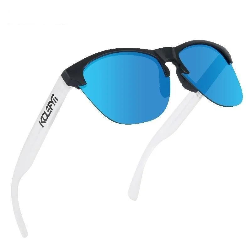 ladies sunglasses fish detail -Unisex Polarized Driving TR90 Semi-Rimless Lifestyle Sun Glasses