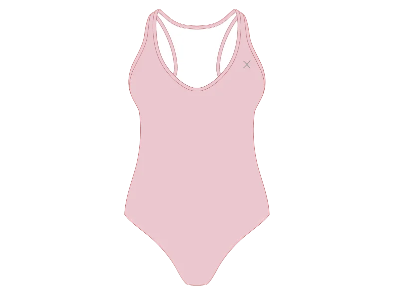 Women’s one-piece swimsuit coastal chic -Dirty Pink Cayman One-Piece