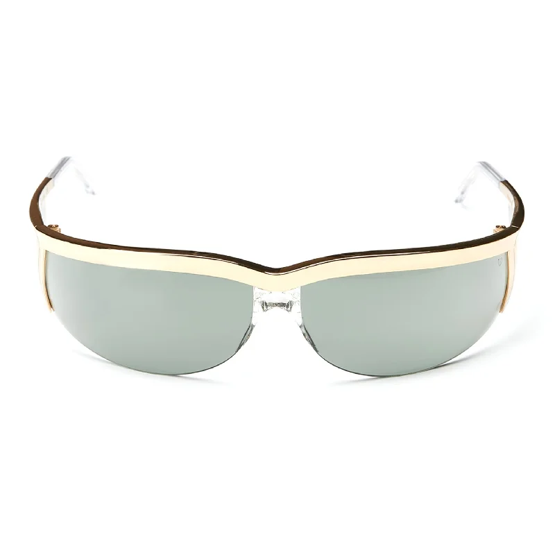 ladies sunglasses hot sale -ROSSANO GOLD - Olive Green