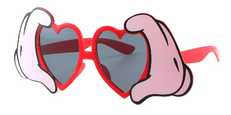 ladies sunglasses fine craft -P170 - MICKEY HEARTS (12 PCS)