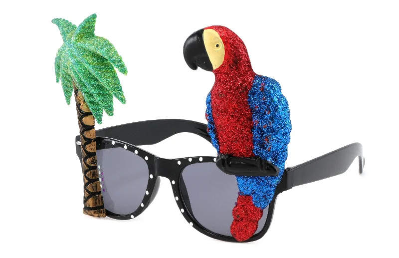 ladies sunglasses feather detail -P21 - PALM & PARROT (12 PCS)