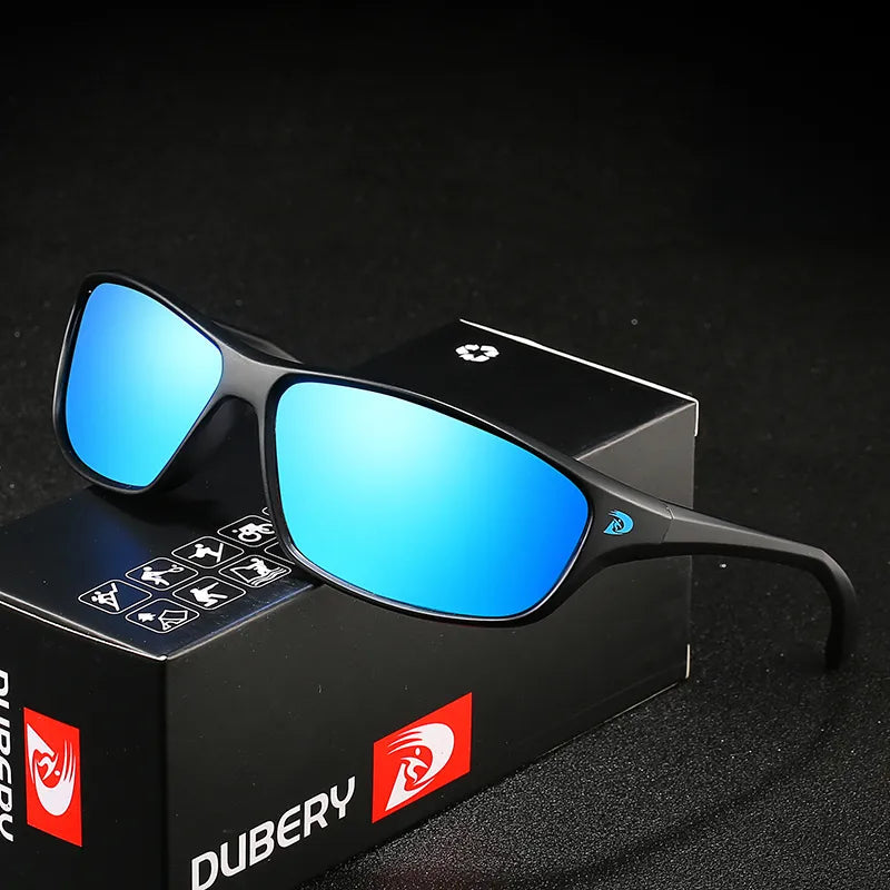 ladies sunglasses spring glare -DUBERY Vintage Sunglasses Polarized Men's Sun Glasses For Men Driving Black Square Oculos Male 10 Colors Model D135