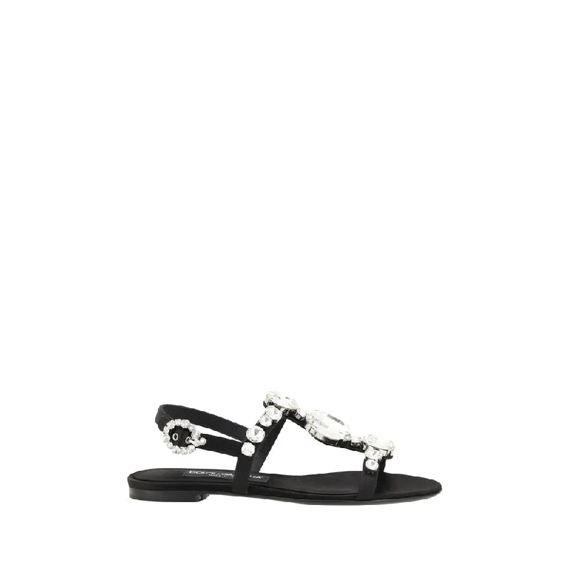 Women’s sandals amber cozy flair -Dolce & Gabbana Jeweled Women's Sandals