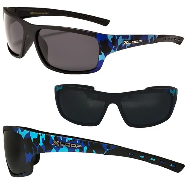 Blue Camo/Smoke Lens