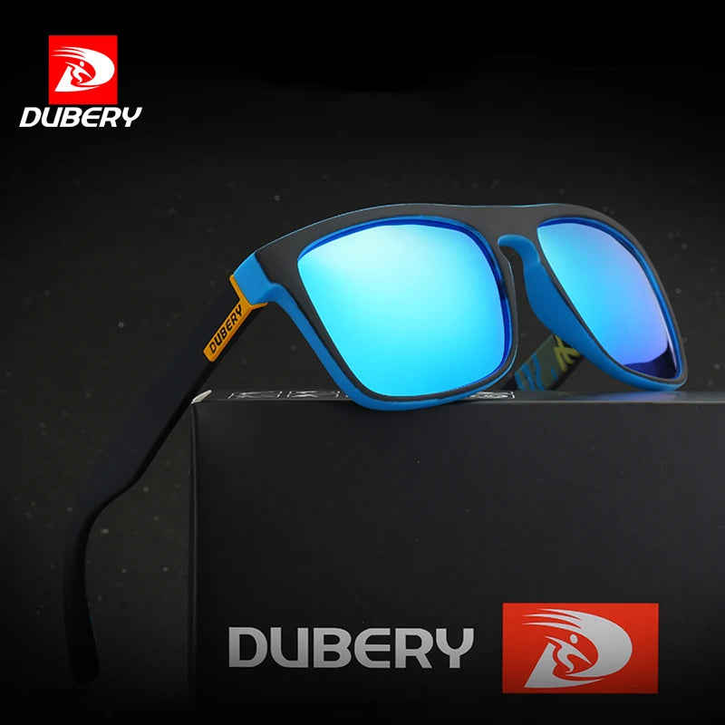 ladies sunglasses quad lenses -DUBERY Vintage Sunglasses Polarized Men's Sun Glasses For Men Driving Black Square Oculos Male 10 Colors Model UV400 731