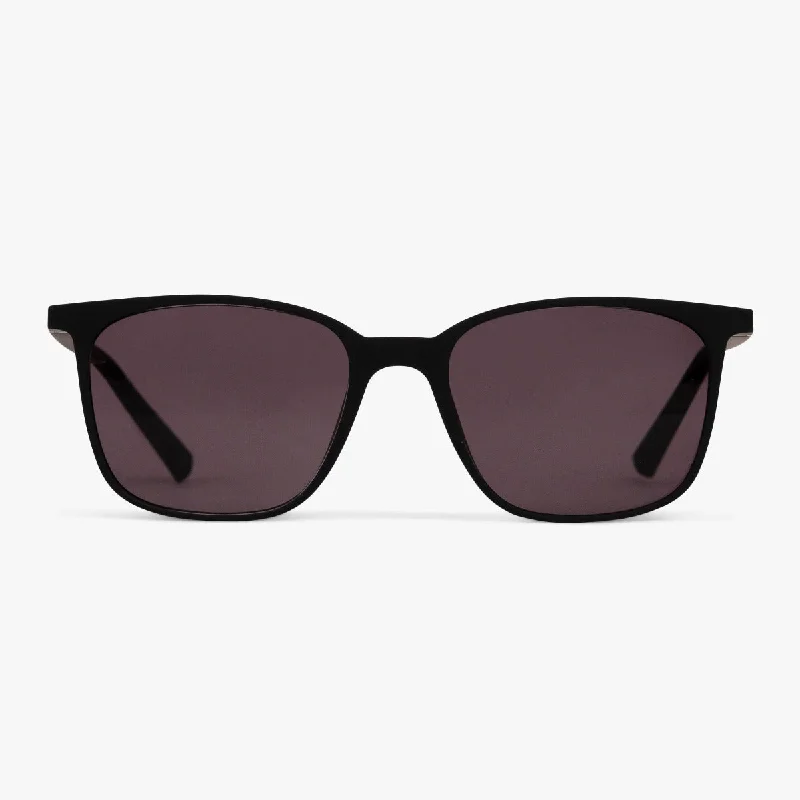 ladies sunglasses glossy black -Women's Fyn Black