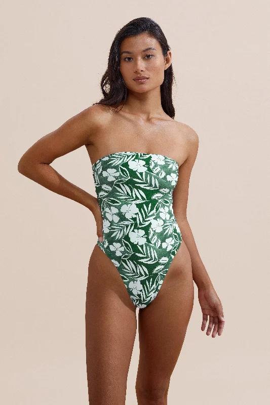 Women’s one-piece swimsuit festive glow -Paola One Piece - Flora