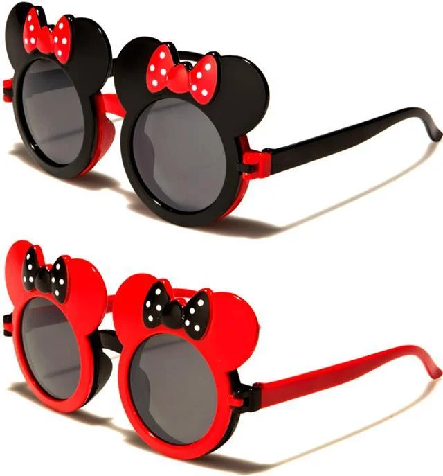 ladies sunglasses dry fast -Inspired Girl's Big Mouse Ear Flip Up Sunglasses for Kids