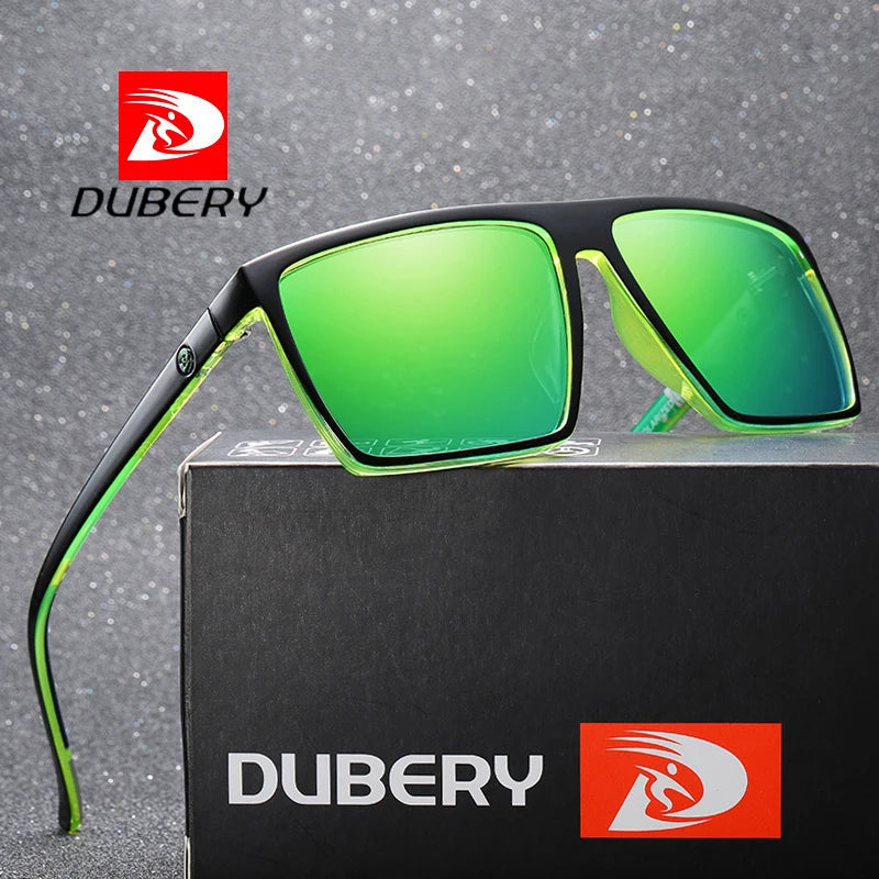 ladies sunglasses loose glow -DUBERY Vintage Sunglasses Polarized Men's Sun Glasses For Men Driving Black Square Oculos Male 8 Colors Model 369