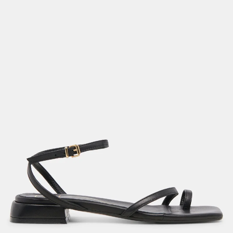 Women’s sandals all-season chic flair -Lexi Sandals Black Leather