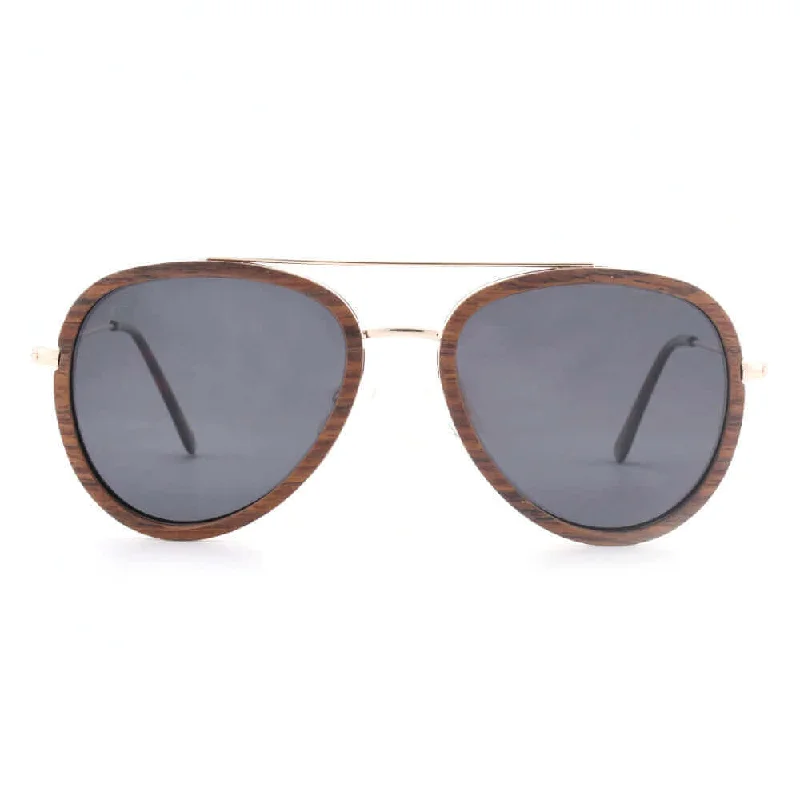 ladies sunglasses ultra light lenses -Julian - Wooden Sunglasses