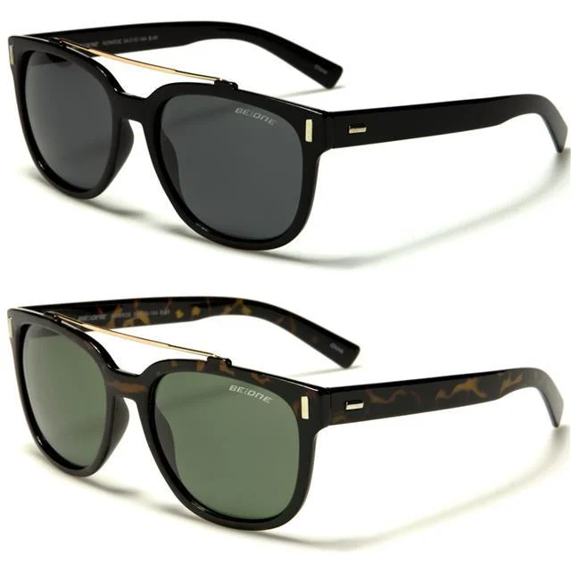 ladies sunglasses bold edges -Polarised Classic Sunglasses for Men and Women