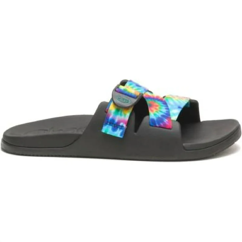 Women’s sandals outdoor adventure flair -Men's Chillos Slide Sandal In Dark Tie Dye