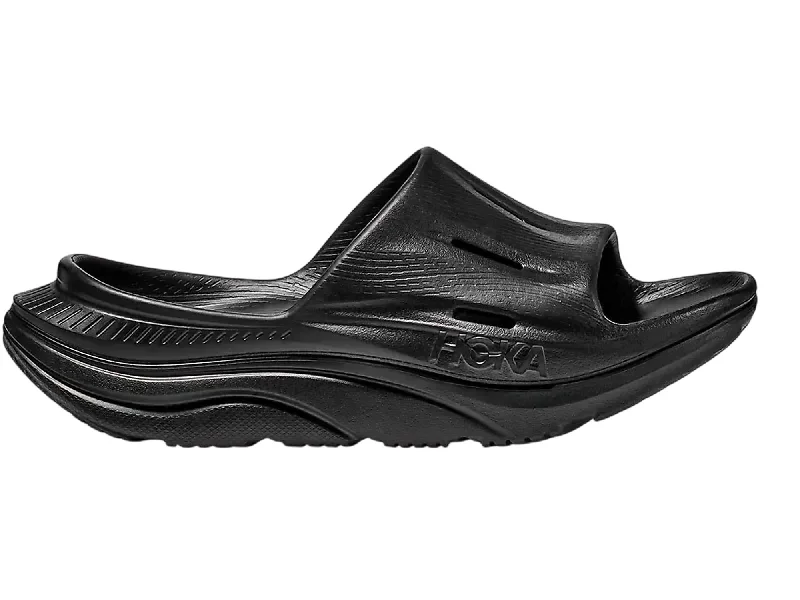 Women’s sandals breathable summer glow -Unisex Ora Recovery Slide 3 Sandal In Black/black