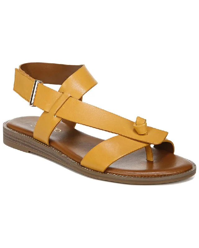 Women’s sandals wide width chic glow -Franco Sarto Glenni Leather Ankle Strap Sandal