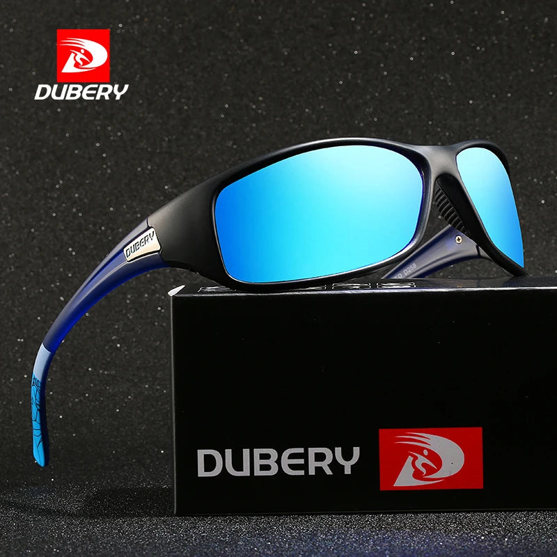 ladies sunglasses sporty chic -DUBERY Vintage Sunglasses Polarized Men's Sun Glasses For Men Driving Black Square Oculos Male 8 Colors Model D258